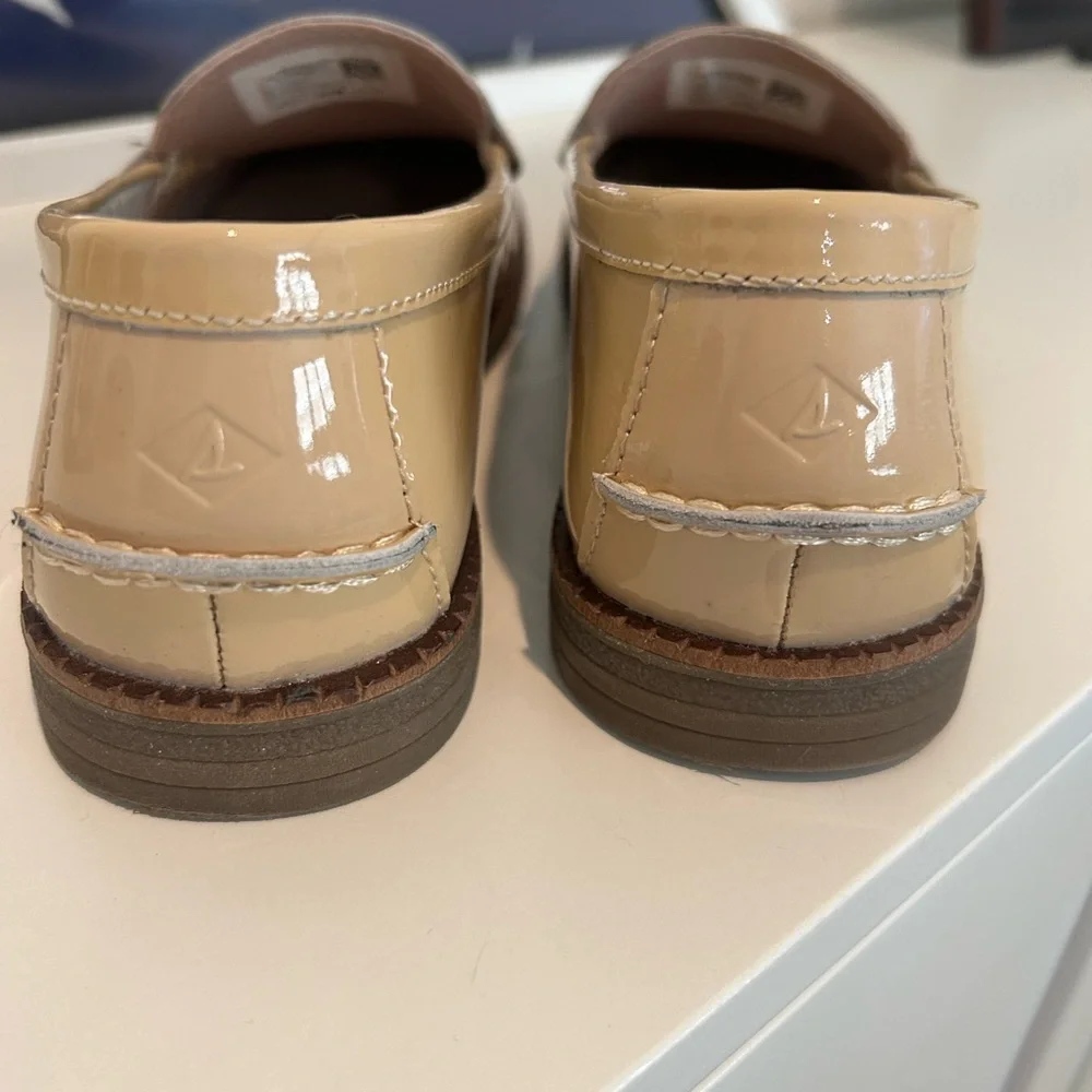 Sperry Cream Patent Loafers - Picture 3 of 6